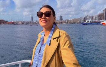Gigi Becali a dat ”nas în nas” cu Cristina Neagu: ”Ce faci, mă, aici?”