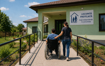 Consiliul Județean Călărași înființează două locuințe pentru persoane cu dizabilități, în comuna Ulmu